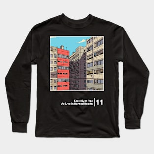 We Live in Rented Rooms - Minimalist Graphic Design Fan Artwork Long Sleeve T-Shirt